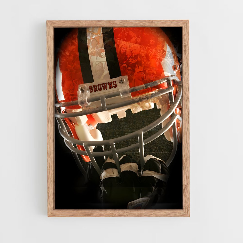 Poster Casque des Browns (vue 4)